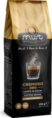 Кофе в зернах MUST Cremoso Oro 250 грамм