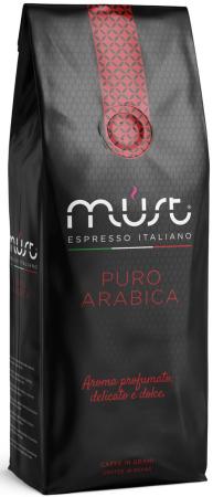 

Кофе в зернах MUST Pure Arabica 1000 грамм