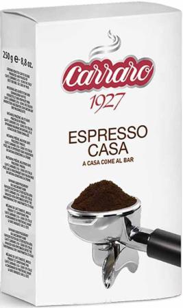 Кофе молотый Carraro Espresso Casa 250 грамм