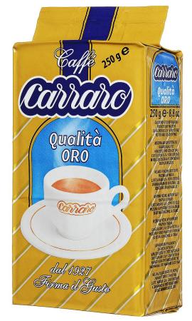 Кофе молотый Carraro Tazza D'Oro 250 грамм
