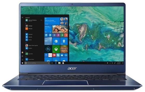 

Ноутбук Acer Swift SF314-54G-52CK 14" 1920x1080 Intel Core i5-8250U 256 Gb 8Gb nVidia GeForce MX150 2048 Мб синий Windows 10 Home NX.GYJER.002