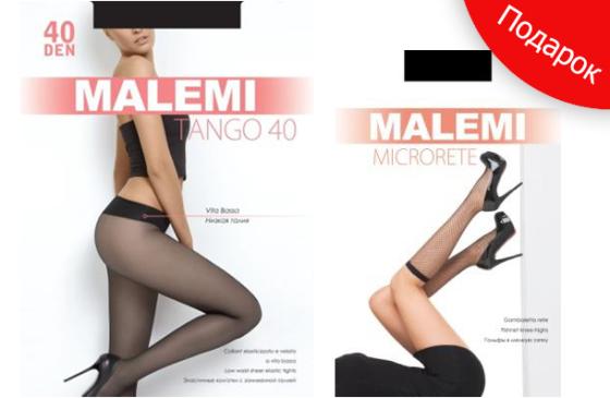 Набор Malemi колготки "Tango" и гольфы "Microrete" 2 40 den черный