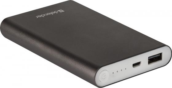 

Внешний аккумулятор Power Bank 8000 мАч Defender ExtraLife темно-серый 83622