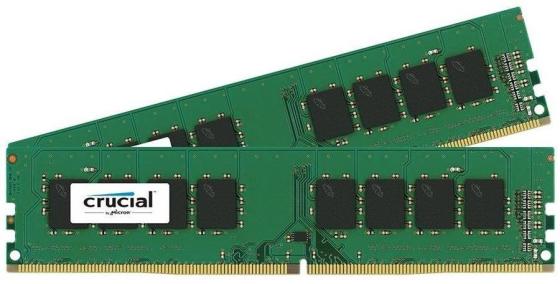 

Оперативная память 8Gb (2x4Gb) PC4-19200 2400MHz DDR4 UDIMM CL17 Crucial CT2K4G4DFS824A