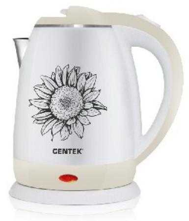 

Чайник Centek CT-1026 2000 Вт бежевый 1.8 л металл