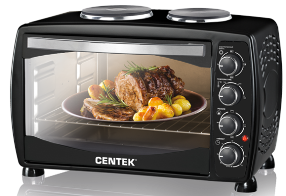 

Мини-печь Centek CT-1531-42 PLATE черный