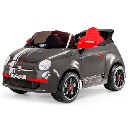 

Каталка-машинка Peg Perego Fiat 500 пластик от 1 года на колесах серый ED1173