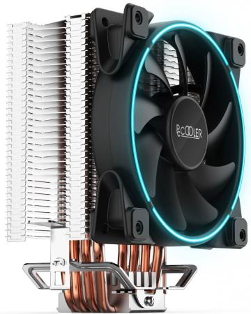 

Кулер PCCooler GI-X4 S775/115X/AM2/AM3/AM4 (24 шт/кор, TDP 145W, вент-р 120мм с PWM, Blue LED FAN, 4 тепловые трубки 6мм, синяя LED подсветка, 1000-1800RPM, 26.5dBa