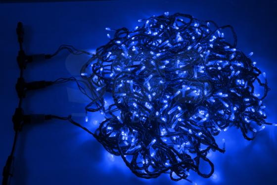 Гирлянда "LED ClipLight" 24V, 3 нити по 10 метров, цвет диодов Синий