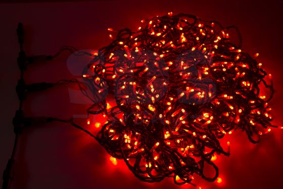 Гирлянда "LED ClipLight" 24V, 3 нити по 20 м, свечение с динамикой, цвет диодов Красный