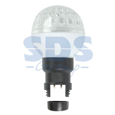 LED Лампа строб вместе с патроном для белт-лайта O50мм белая