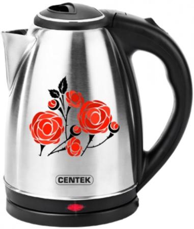 

Чайник Centek CT-1068 2000 Вт серебристый 2 л нержавеющая сталь