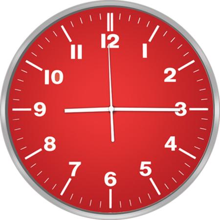 

Часы настенные Centek СТ-7100 Red