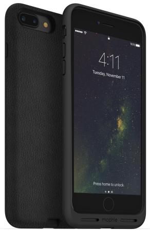 

Чехол с функций беспроводной зарядки Mophie Charge Force для iPhone 7 Plus. Цвет черный.