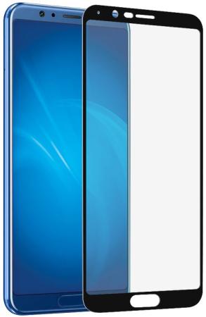 

Закаленное стекло с цветной рамкой (fullscreen) для Huawei Honor View 10 DF hwColor-38 (black)