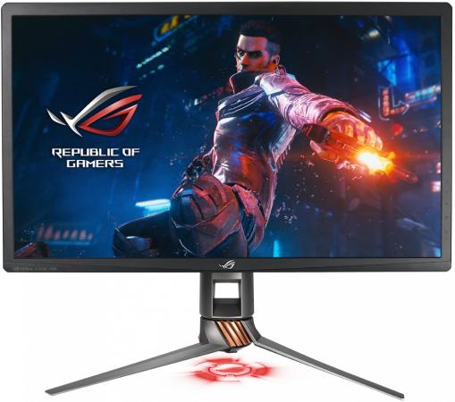 

Монитор 27" ASUS ROG Swift PG27UQ черный IPS 3840x2160 600 cd/m^2 4 ms HDMI DisplayPort Аудио USB 90LM03A0-B01370