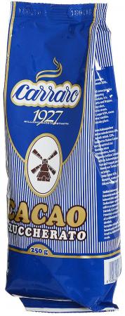 Дубль Растворимое какао Carraro Cacao Zuccherato 250 гр.