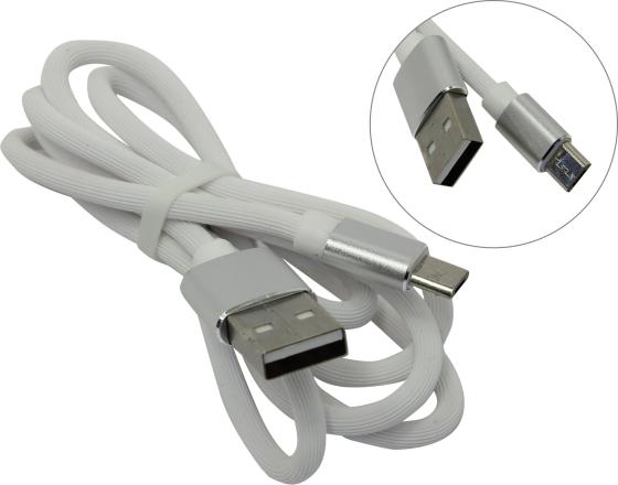 

Кабель microUSB 1м Jet.A JA-DC24 круглый белый