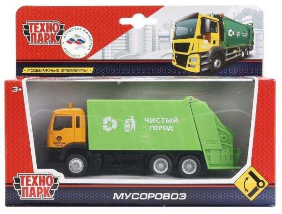 

МАШИНА "ТЕХНОПАРК" МЕТАЛЛ. МУСОРОВОЗ 1:64, ДЛИНА 14СМ, ПОДВИЖНЫЕ ЭЛЕМЕНТЫ В РУСС. КОР. в кор.4*24шт