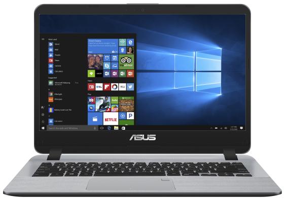 

Ноутбук ASUS X407UB-EB148T 14" 1920x1080 Intel Core i3-7100U 1 Tb 8Gb nVidia GeForce MX110 2048 Мб серый Windows 10 Home 90NB0HQ1-M01900