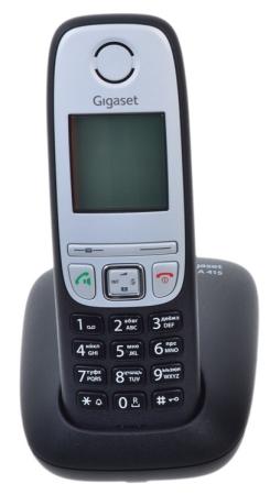 

Радиотелефон DECT Gigaset A415 черный из ремонта