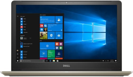 

Ноутбук DELL Vostro 5568 15.6" 1920x1080 Intel Core i5-7200U 1 Tb 4Gb nVidia GeForce GT 940MX 2048 Мб золотистый Windows 10 Home 5568-7233