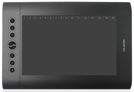 Графический планшет Huion H610PRO V2 USB черный