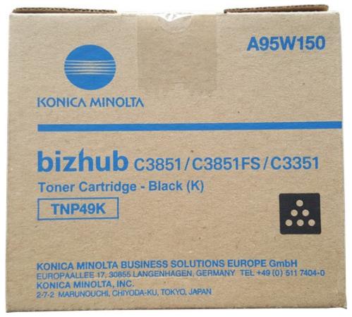 Фото - Тонер Konica-Minolta bizhub C3351/C3851 черный TNP-49K тонер konica minolta bizhub c25 синий tnp 27c