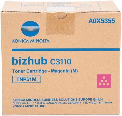 Тонер Konica-Minolta bizhub C3110 красный TNP-51M