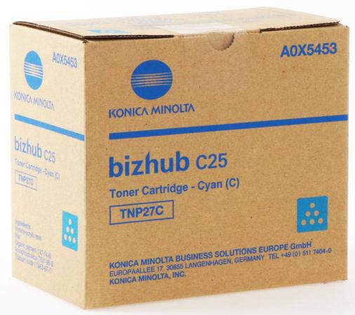 Фото - Тонер Konica-Minolta bizhub C25 синий TNP-27C тонер konica minolta bizhub c25 синий tnp 27c