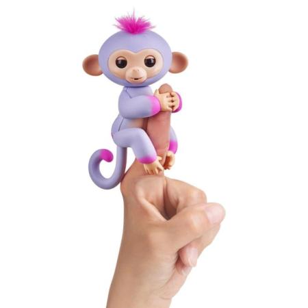 Интерактивная игрушка Fingerlings обезьянка Сидней от 5 лет пурпур c розовым