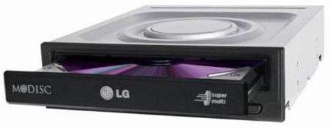 

Оптич. накопитель DVD±RW LG (HLDS) GH24NSD6 Black <SATA, Retail>