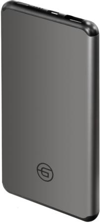 Ginzzu Внешний аккумулятор 5400mAh/5V/2A, темно-серый (GB-3905G)
