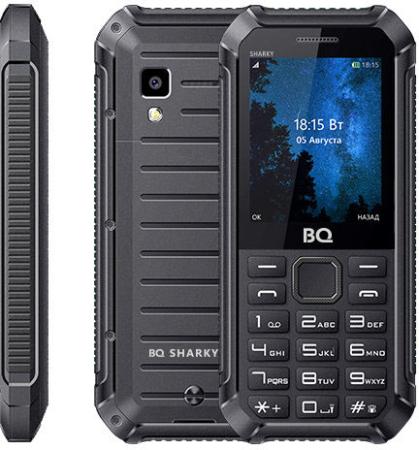 BQ 2434 Sharky Black Мобильный телефон