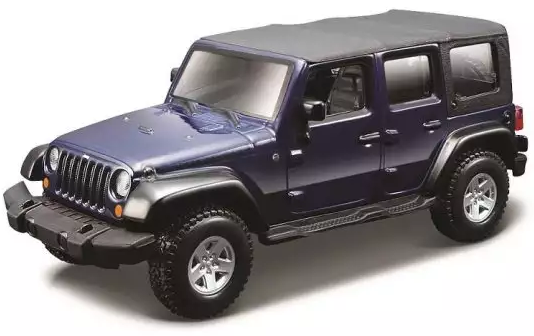 

Джип Bburago Jeep 1:32 фиолетовый