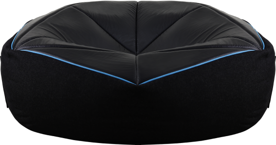 Кресло-мешок Aerocool P7-BB1 черный синий 4713105968200