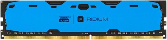 

Модуль памяти DDR4 Goodram IRDM Blue 8GB 2400MHz CL15 SR [IR-B2400D464L15S/8G] with radiator