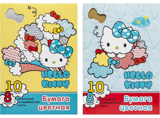 

Цветная бумага Action! Hello Kitty A4 10 листов в ассортименте