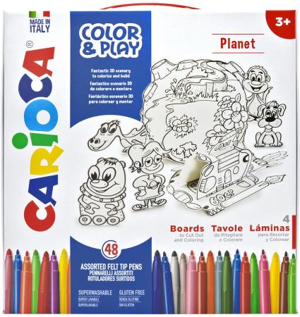 

Набор для рисования CARIOCA COLOR&PLAY, Planet, 52 предмета