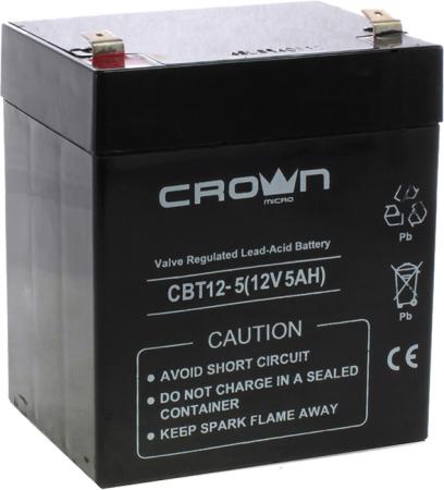 

CROWN Battery voltage 12V, capacity 5 A / W, dimensions (mm) 88x68x100, weight 1.8 kg, the type of terminal - the F1, type of battery - Lead-acid with suspended electrolyte gel, the service life of 6 years