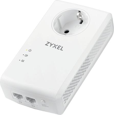 ZYXEL PLA5456 AV2000 MIMO Pass thru Powerline Gigabit Ethernet Adaptor Twin