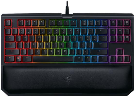 

Клавиатура проводная Razer BlackWidow Tournament Chroma V2 USB черный RZ03-02190700-R3M1