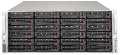 Корпус 4U Supermicro CSE-846BE1C-R1K23B 1200 Вт чёрный