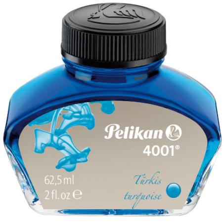 

Флакон с чернилами Pelikan INK 4001 76 (PL329201) бирюзовые чернила 62.5мл для ручек перьевых