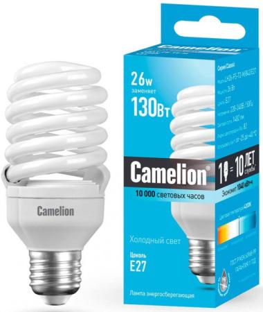 Лампа энергосберегающая спираль Camelion LH26-FS-T2-M/842/E27 E27 26W 4200K 10588