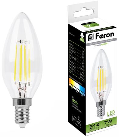 

Лампа светодиодная FERON 25780 (7W) 230V E14 4000K, LB-66