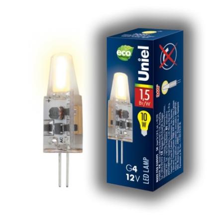 

Лампа светодиодная капсульная Uniel LED-JC-12/1,5W/WW/G4/CL G4 1.5W 3000K