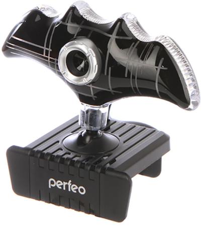 Perfeo Web Camera «Bat», 0.3МП, с микр, USB 2.0, чёрный [PF_A4034]
