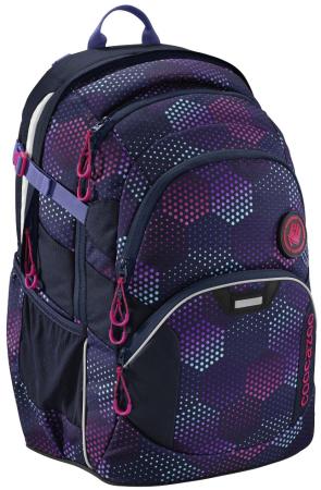 Школьный рюкзак светоотражающие материалы Coocazoo JobJobber2: Purple Illusion 30 л синий фиолетовый 00183623