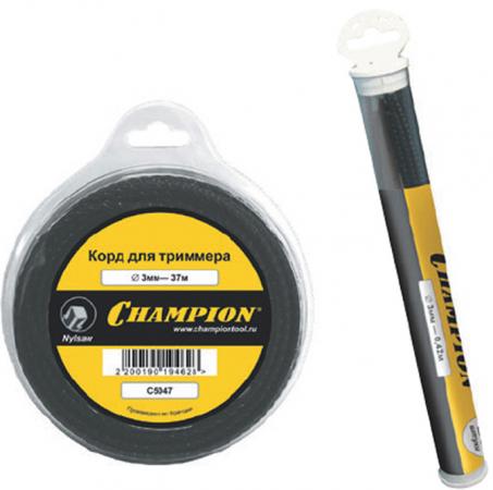 

CHAMPION Корд трим. NYLSAW 3.5мм*27м (черный зубчатый) C5048 Корды, шт